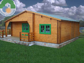 Silver Log Cabin