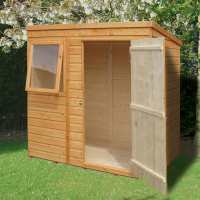 6ft x 4ft Shire Shiplap Pent Wooden Garden Shed