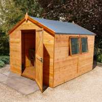 10ft x 6ft Shed-Plus Champion heavy-duty Apex Single Door Shed (3.02m x 1.82m)
