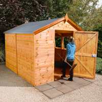 20ft x 10ft Shed-Plus Champion heavy-duty Apex Single Door Shed (6.09m x 3.05m)