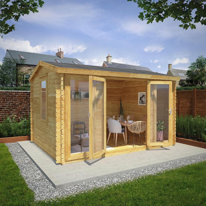 3x3 metre garden office cabin