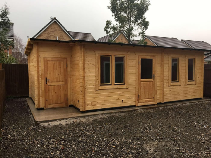 Can A Cabin with a Side Shed be Built Either Way