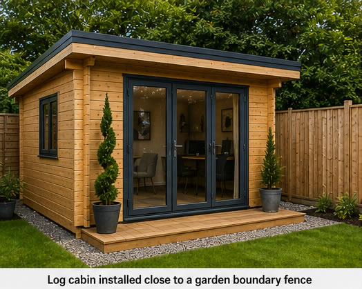 UK Planning Permission Guide Placing a Log Cabin Close to Your Boundaries