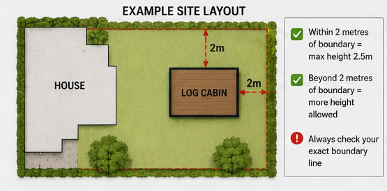 Planning considerations for a garden building