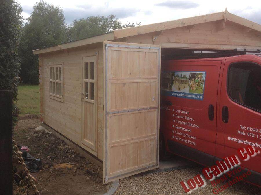 Wooden 4x6 Garage