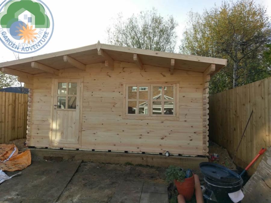 Belvedere Plus 5x6 Log Cabin