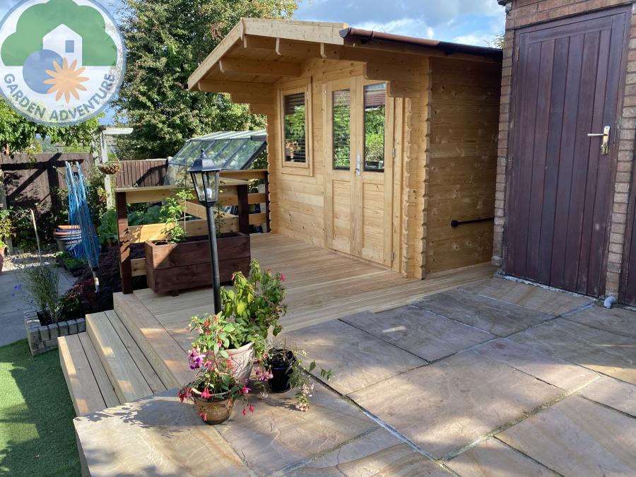 Arabba 3x4 Log Cabin