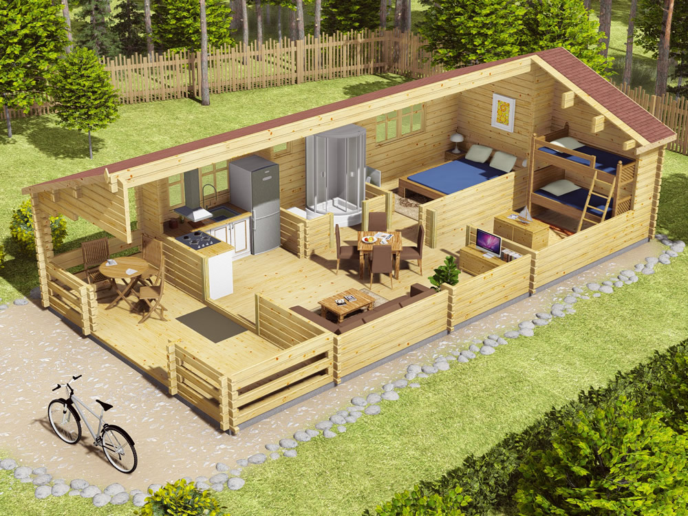 Brooklyn Plus Log Cabin