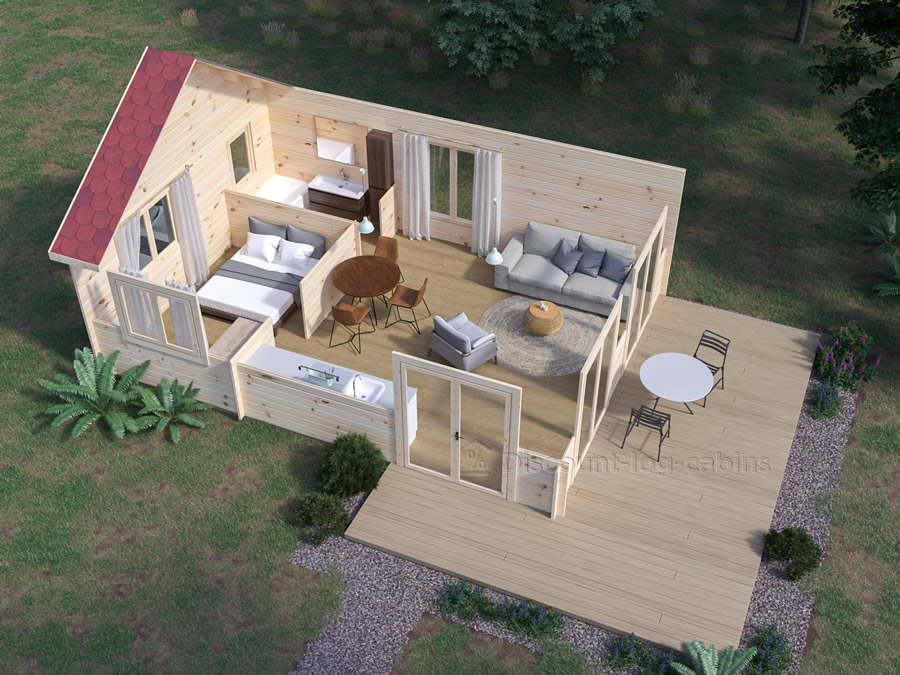 Montana Plus Log Cabin