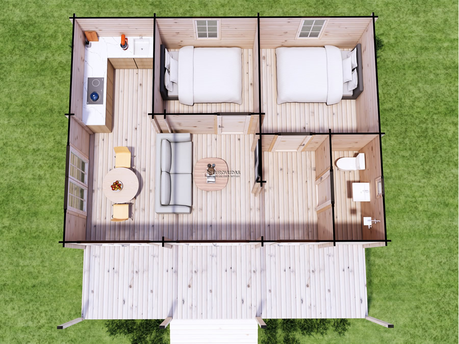 Modena Log Cabin