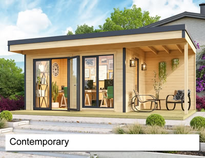 Contemporary garden buildings