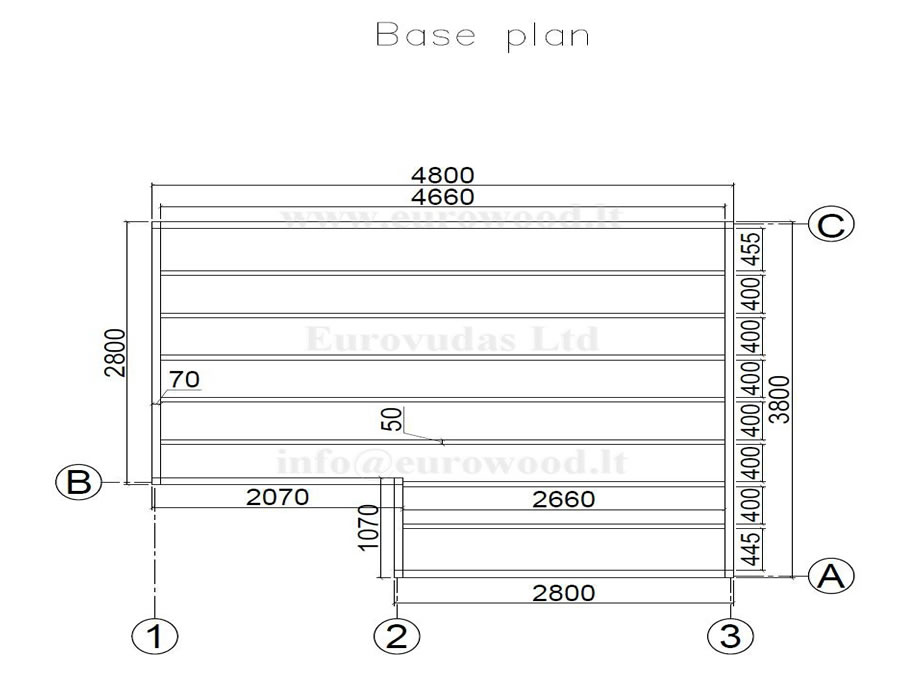 Alpina Plus 5x4 Log Cabin
