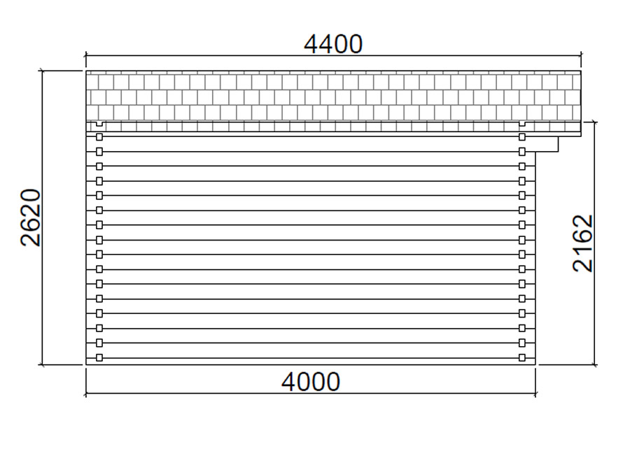 Oxford 5x4 Log Cabin