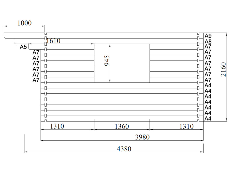Monaco 4x4 Log Cabin