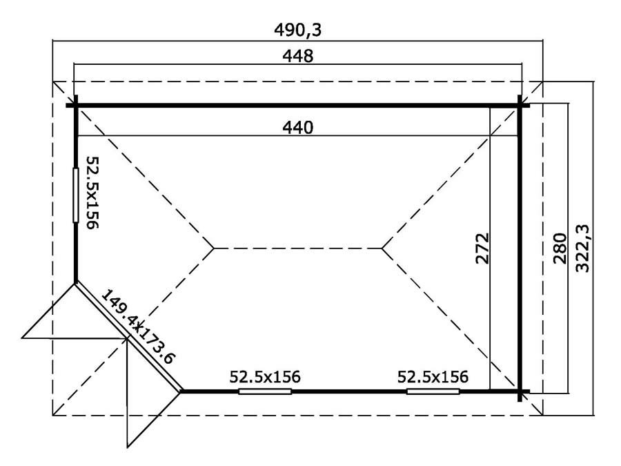 Edinburgh 2 Log Cabin
