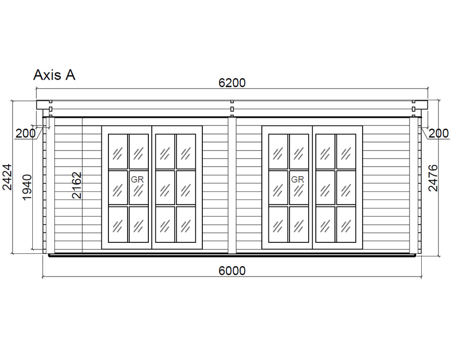 Toronto Plus Log Cabin