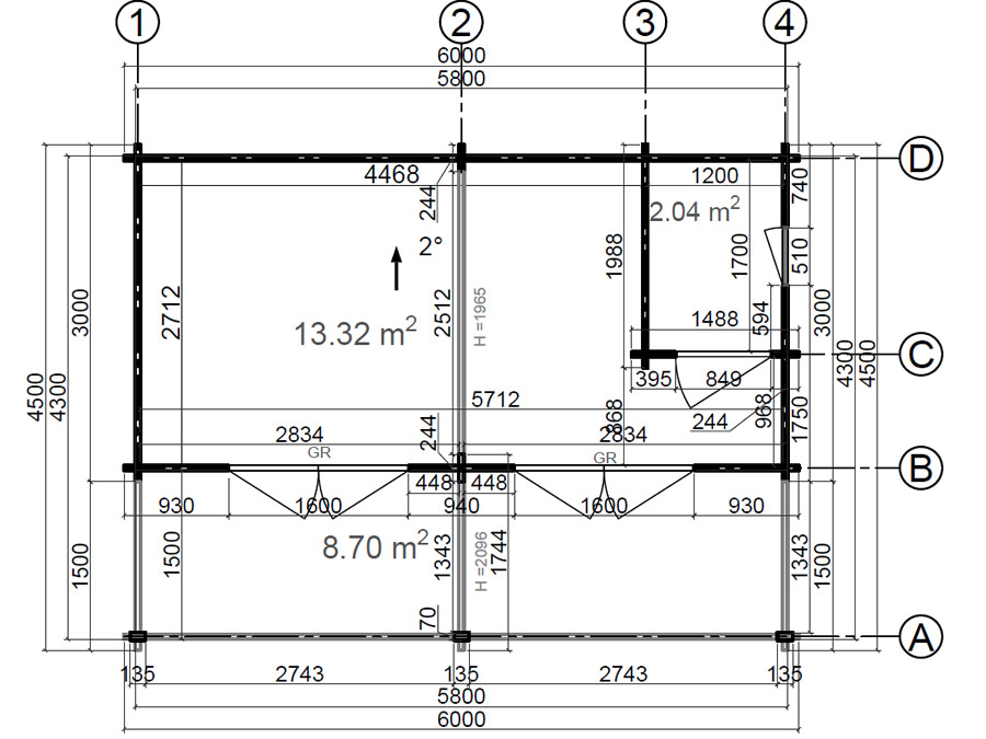 Toronto Plus Log Cabin