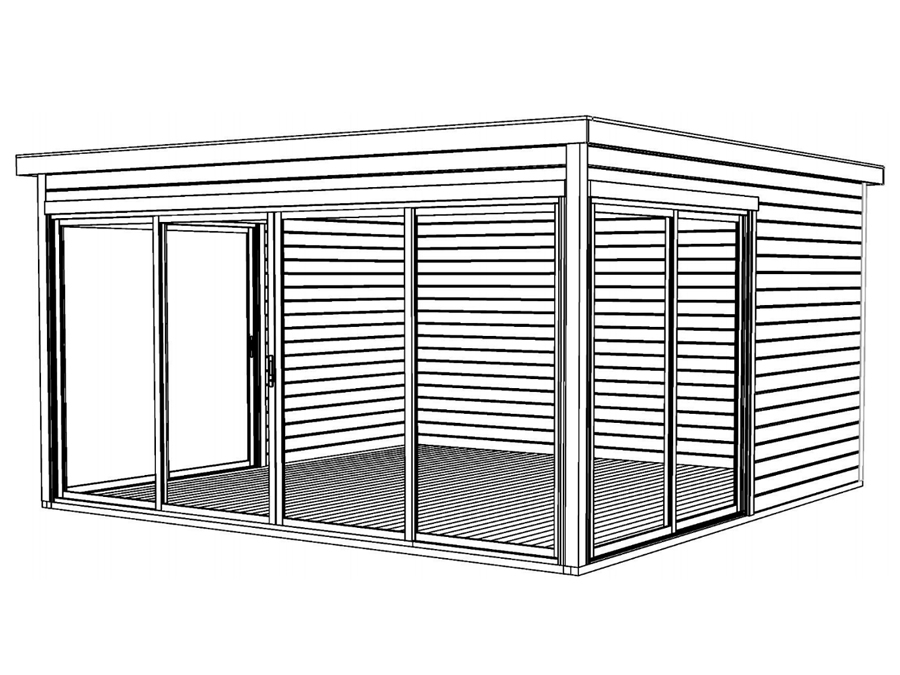 Domeo 5 Log Cabin