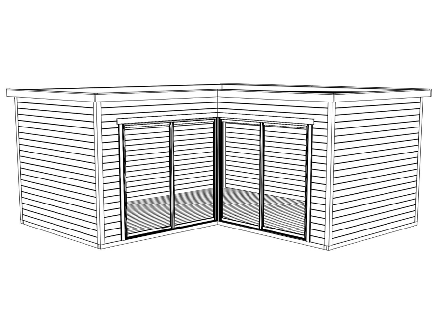 Domeo 6 Log Cabin