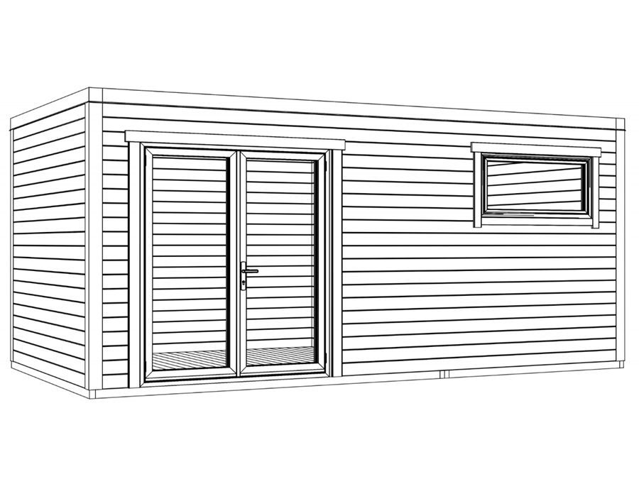 Sardinia 3 Log Cabin