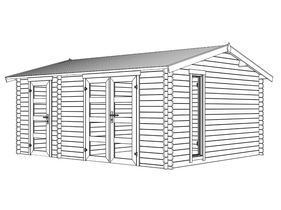 Carroz 2 Log Cabin
