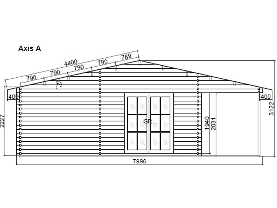 Modena Log Cabin