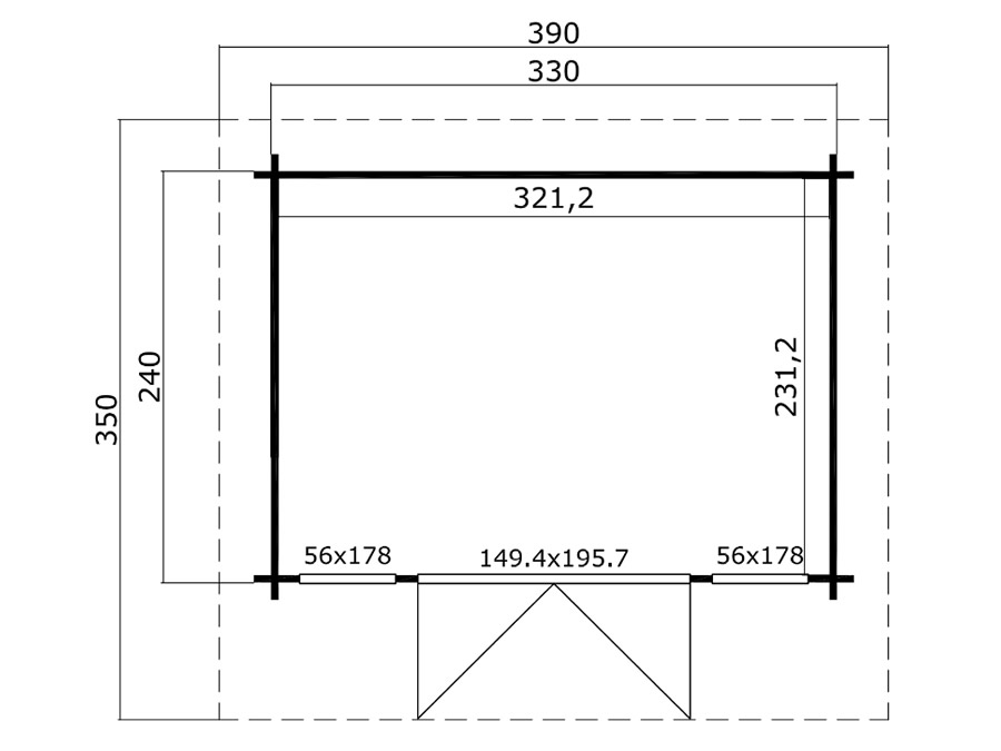 Barbados Mini Log Cabin