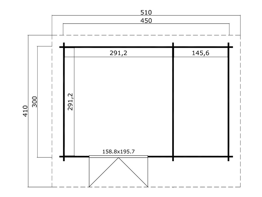 Chameleon 44 Log Cabin