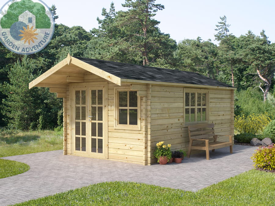 Trentino Plus 3x3 Log Cabin