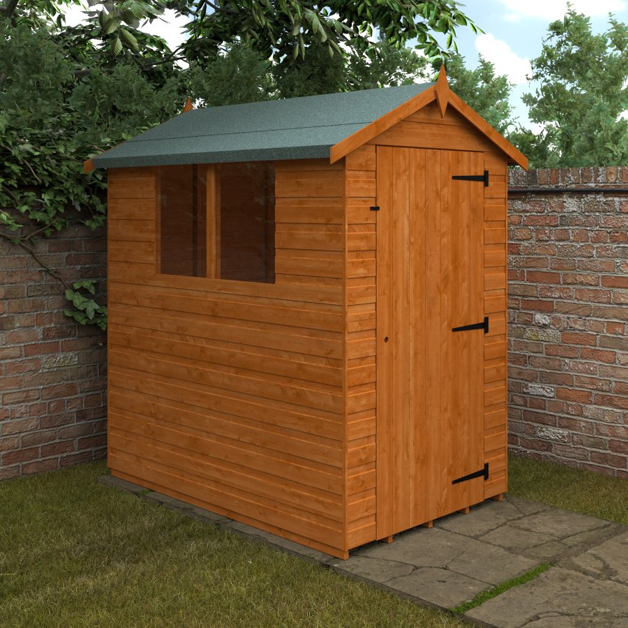 Super Apex Shiplap Shed - 6X4