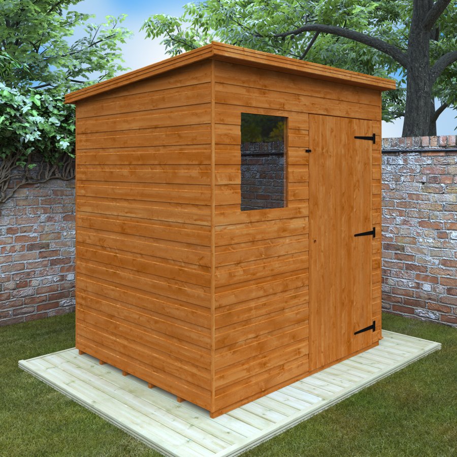 Super Pent Shiplap Shed - 6X5