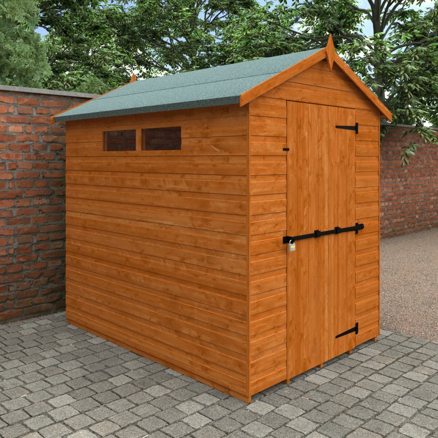 Security Apex Shiplap Shed - 7X5