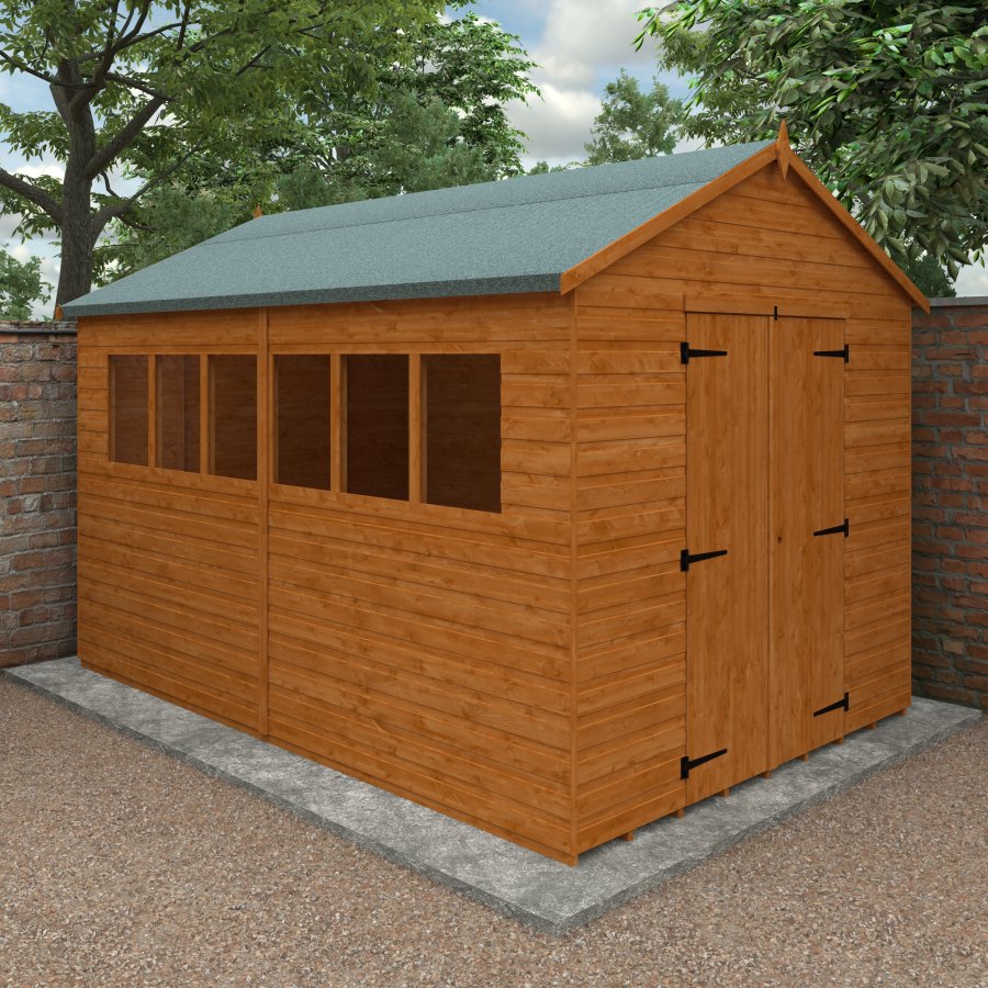 Workshop Shiplap Shed - 12X8