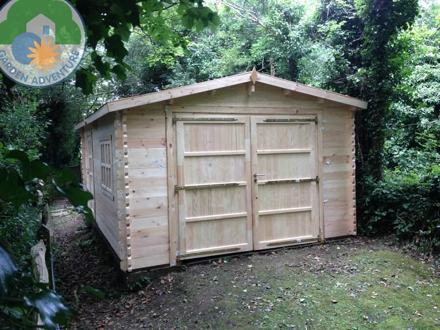 lotta 7.3 sqm attractive garden storage shed