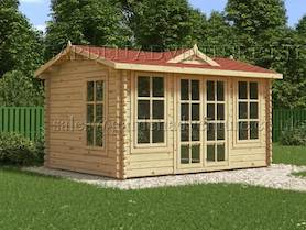 Clockhouse 4x3 Log Cabin