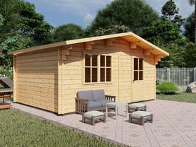 Friston 5x4 Log Cabin