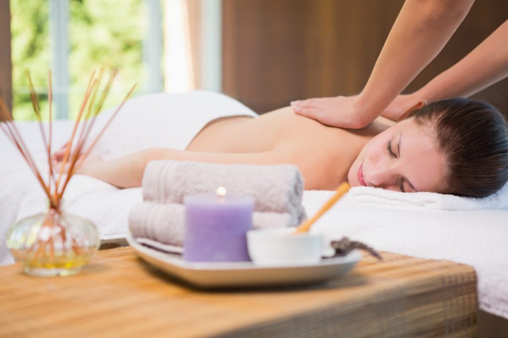 Spa Beauty Room in Log Cabin