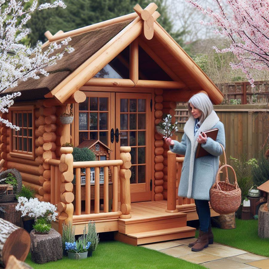 Beat Spring Rush Buy Garden Log Cabin