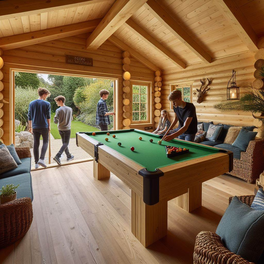 Garden Log Cabin Recreational Room