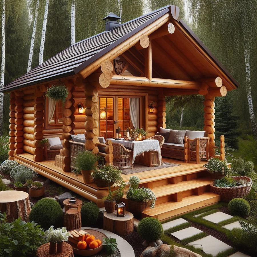 Life With A Log Cabin