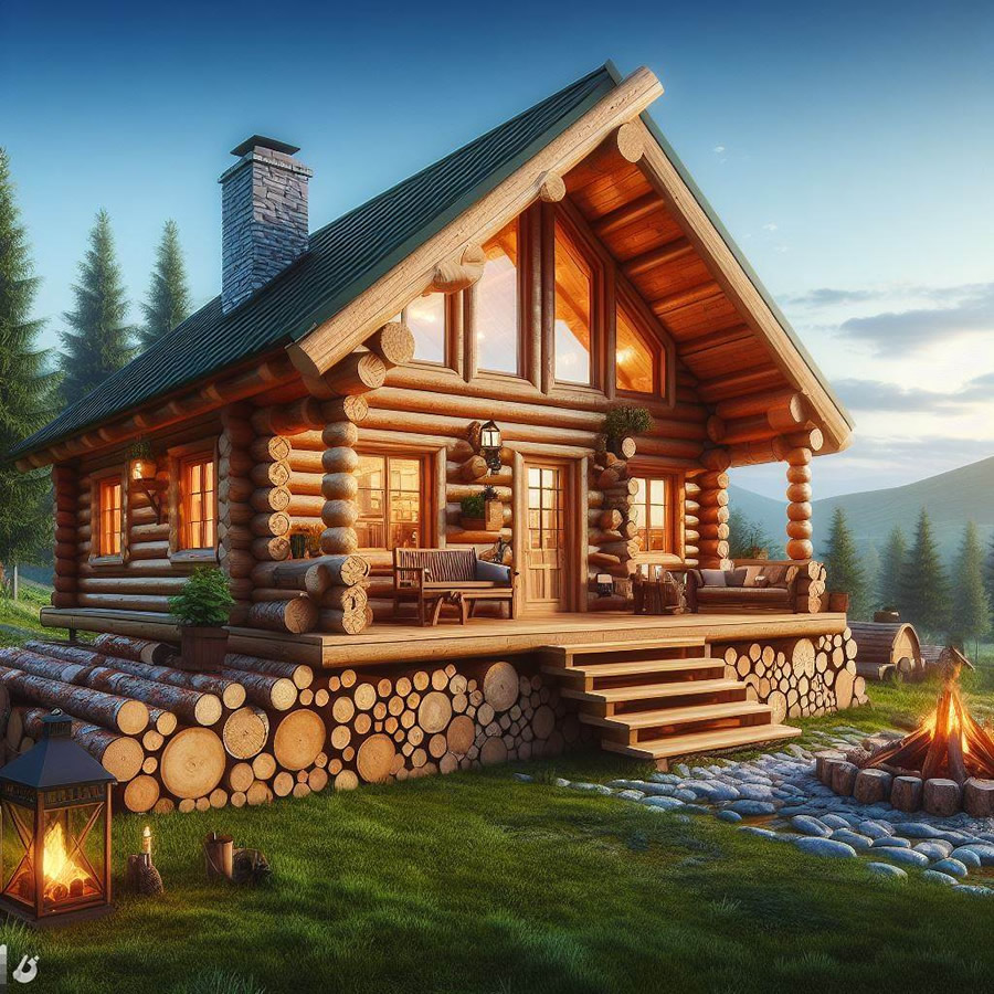 Log Cabin On A Budget