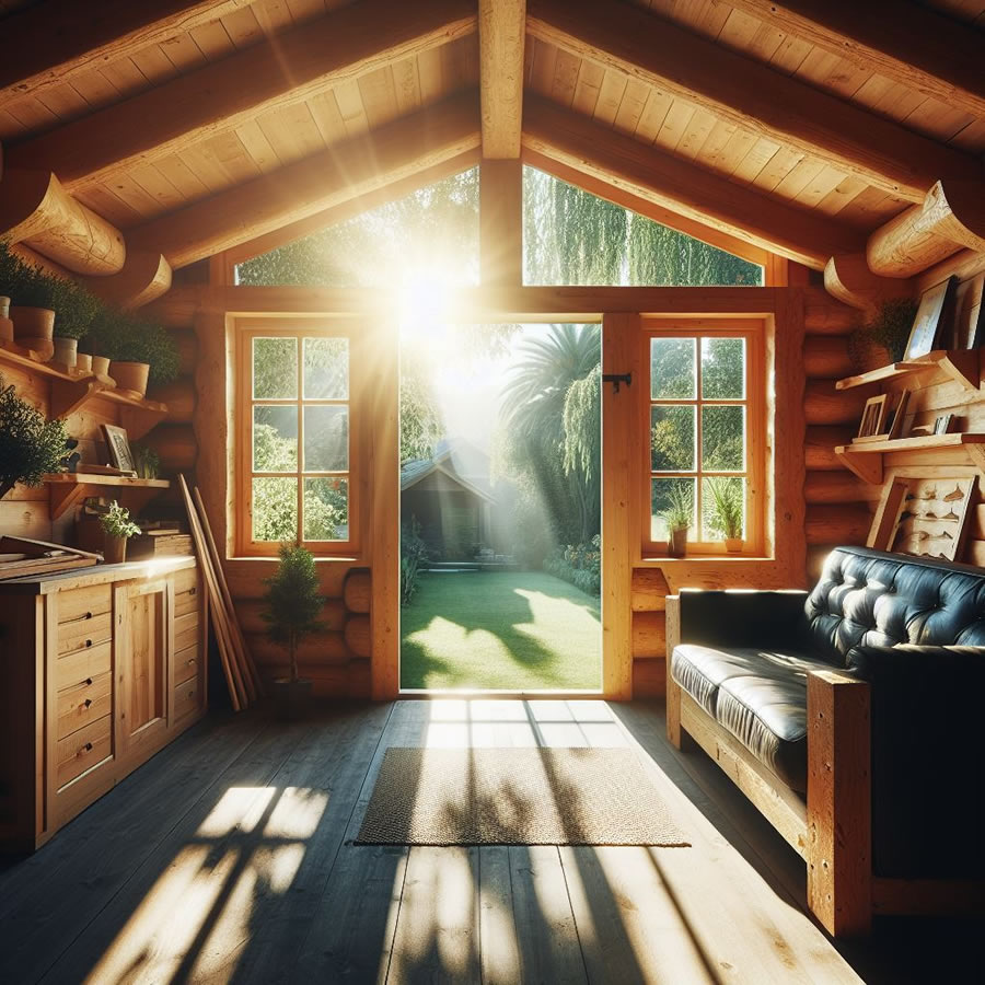 Natural Light Garden Cabin Experience