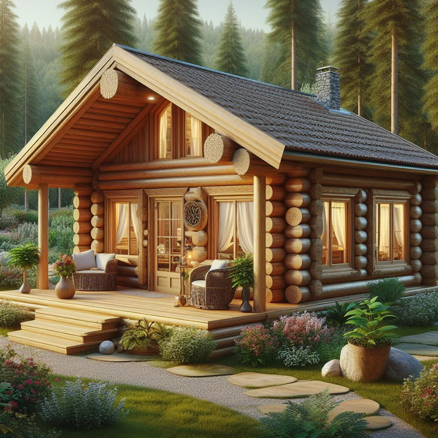 Sustainable Serenity Eco Friendly Garden Log Cabin
