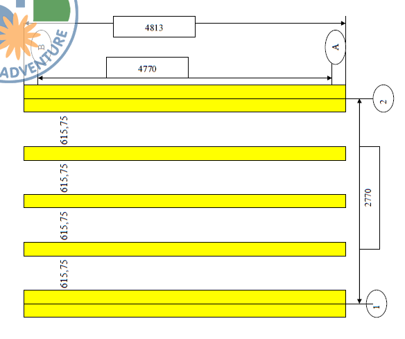 Example cabin base bearer layout
