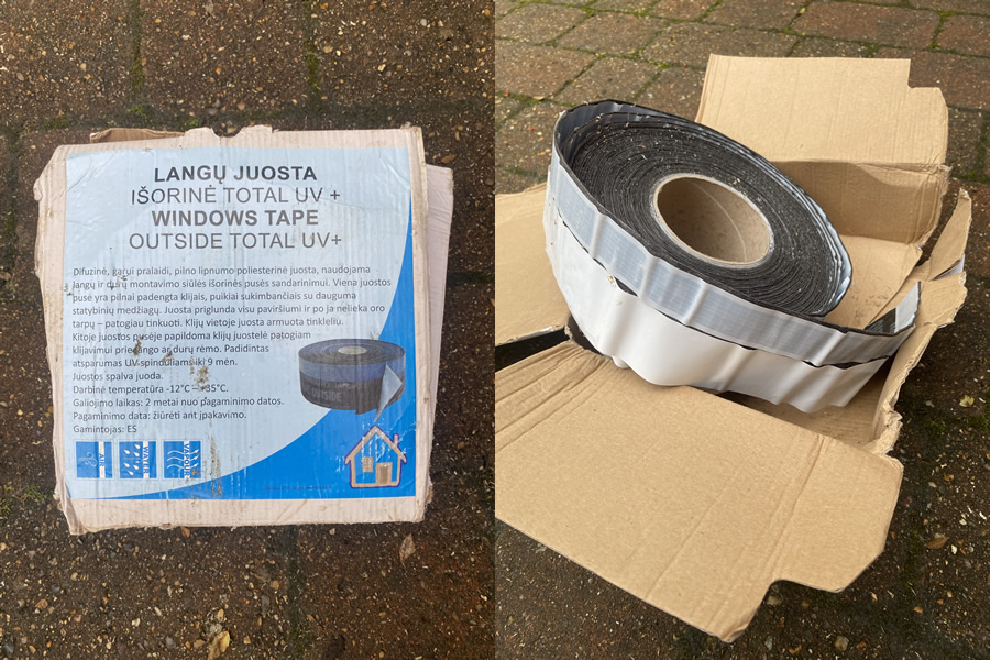 sealing tape boxed