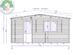 Belvedere Plus 6x6 Log Cabin - Image 3