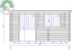 Aosta Plus 5x4 Log Cabin - Image 3