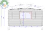 Aosta Plus 6x4 Log Cabin - Image 4