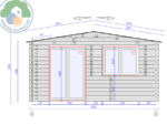 Trentino Plus 5x6 Log Cabin - Image 3