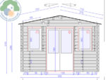 Oxford Plus 4x3 Log Cabin - Image 3